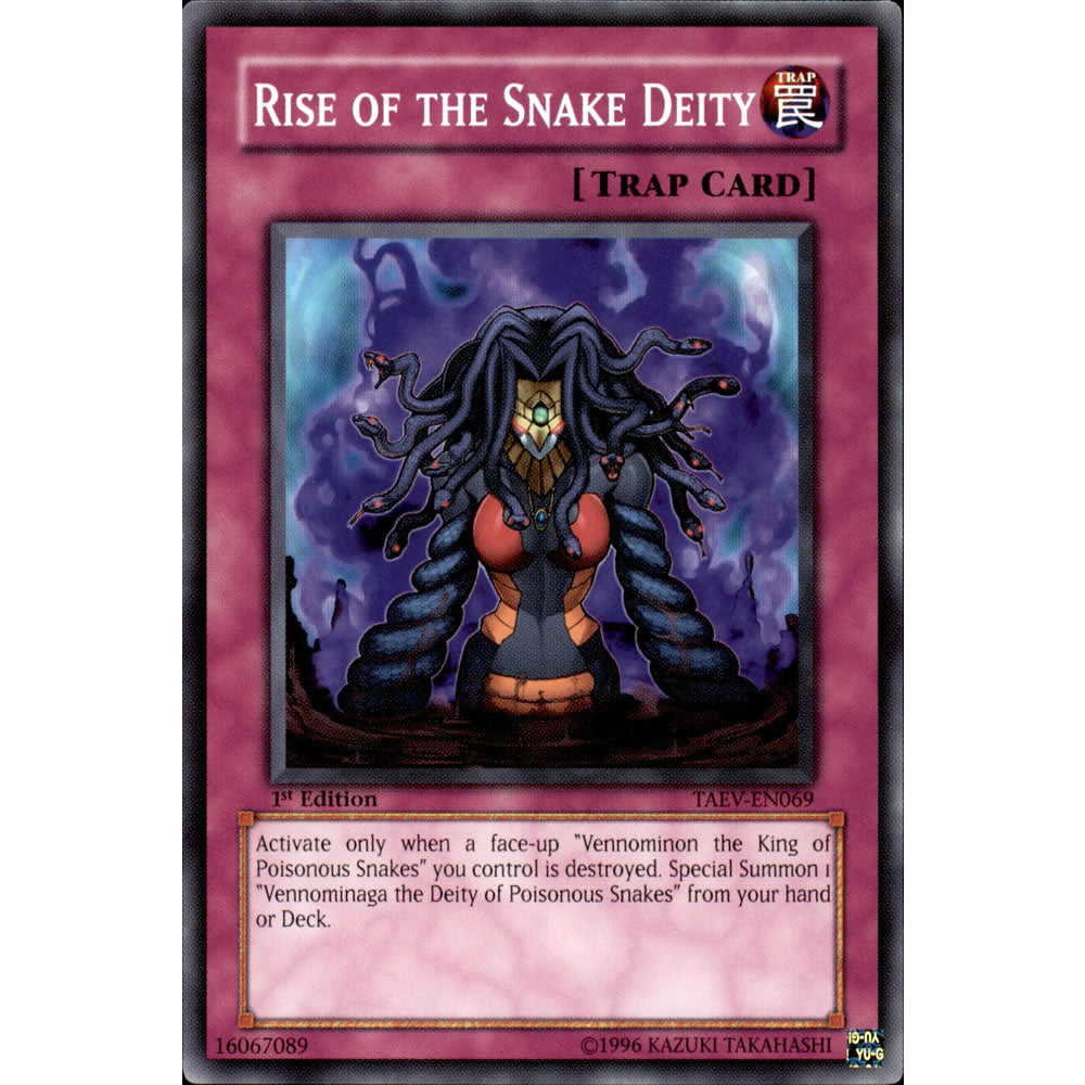Rise of the Snake Deity TAEV-EN069 Yu-Gi-Oh! Card from the Tactical Evolution Set