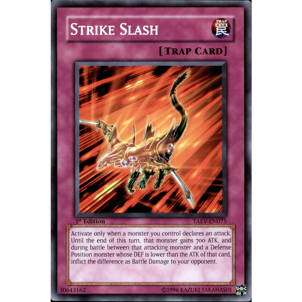 Strike Slash TAEV-EN075 Yu-Gi-Oh! Card from the Tactical Evolution Set