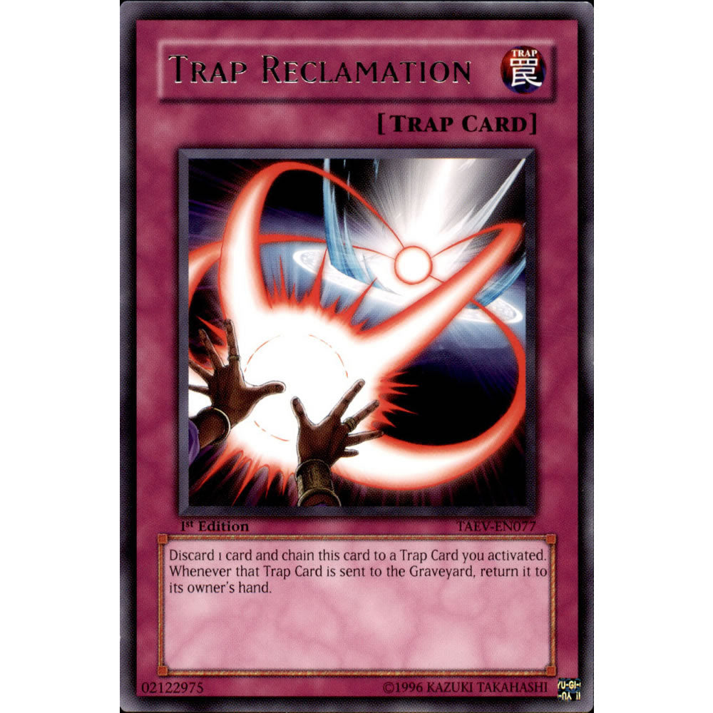 Trap Reclamation TAEV-EN077 Yu-Gi-Oh! Card from the Tactical Evolution Set