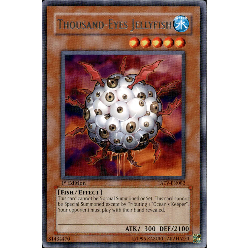 Thousand-Eyes Jellyfish TAEV-EN082 Yu-Gi-Oh! Card from the Tactical Evolution Set