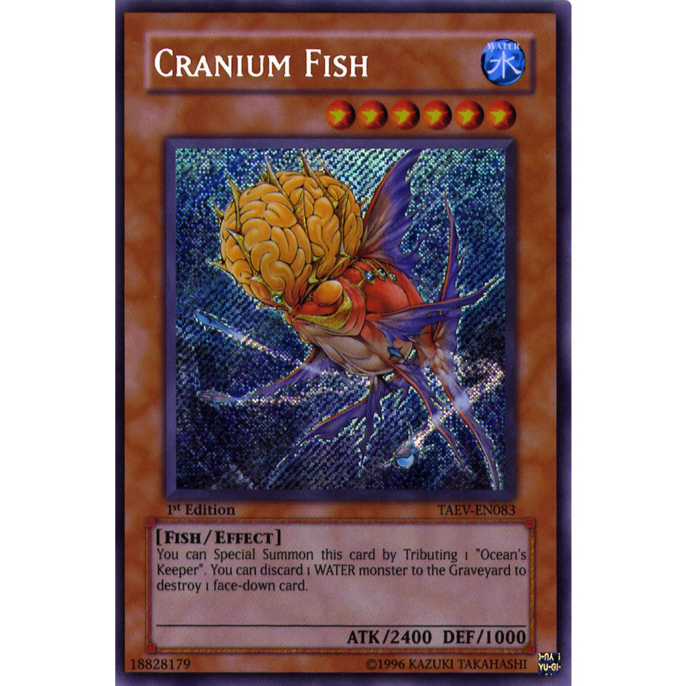Cranium Fish TAEV-EN083 Yu-Gi-Oh! Card from the Tactical Evolution Set