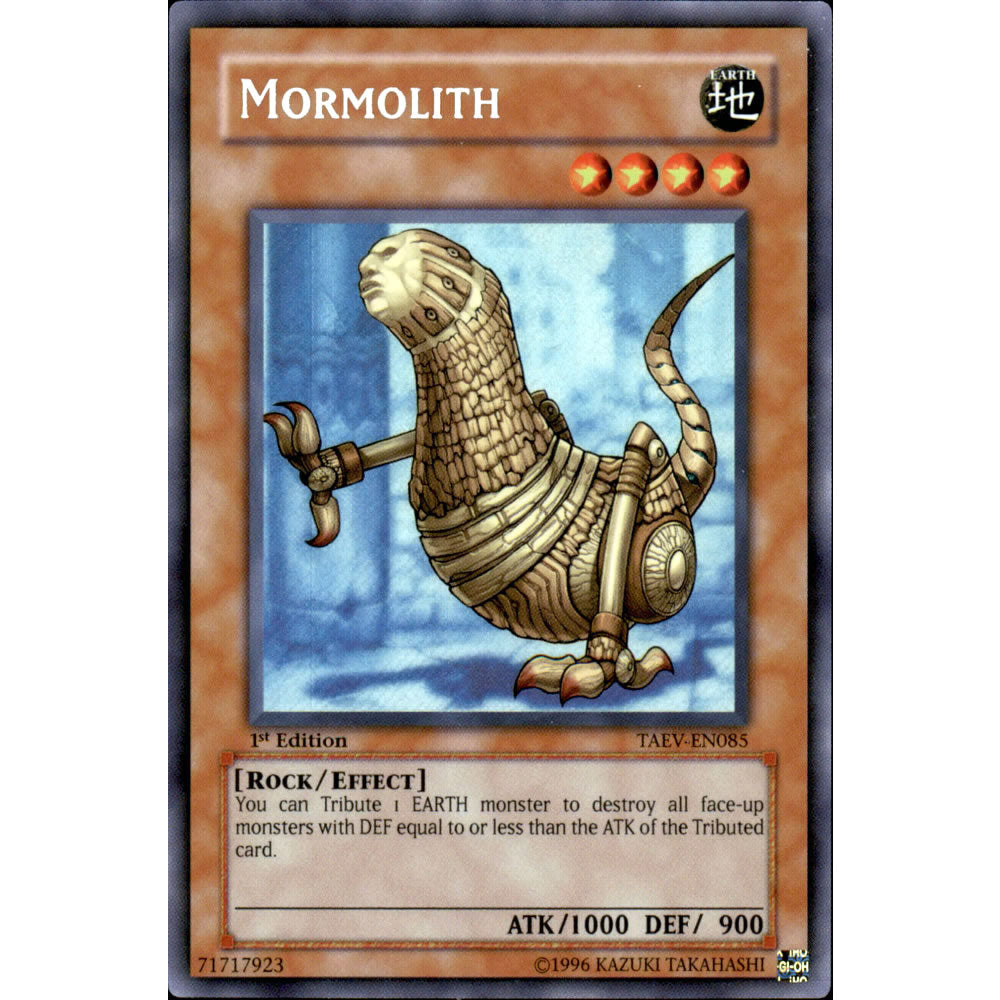 Mormolith TAEV-EN085 Yu-Gi-Oh! Card from the Tactical Evolution Set