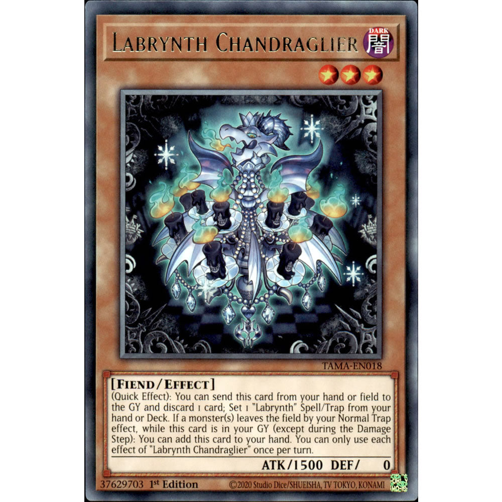 Labrynth Chandraglier TAMA-EN018 Yu-Gi-Oh! Card from the Tactical Masters Set