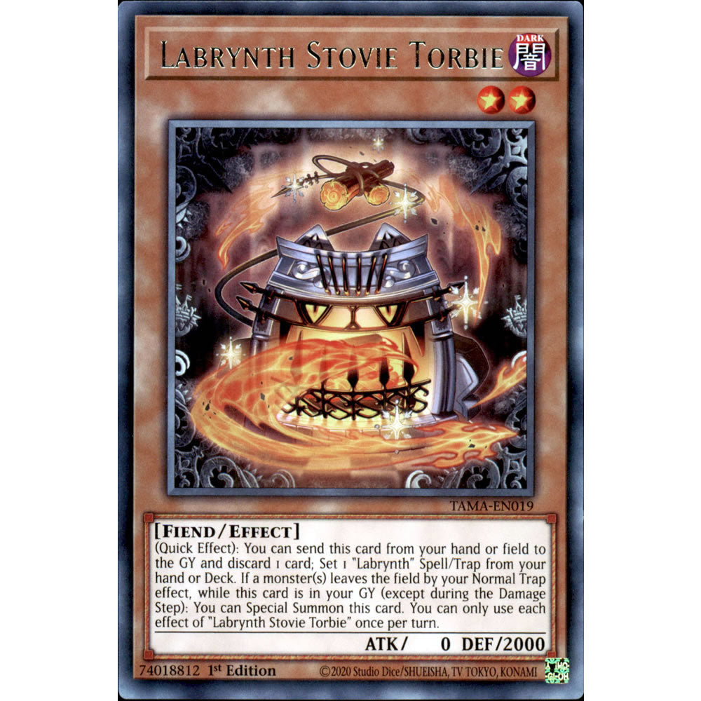 Labrynth Stovie Torbie TAMA-EN019 Yu-Gi-Oh! Card from the Tactical Masters Set