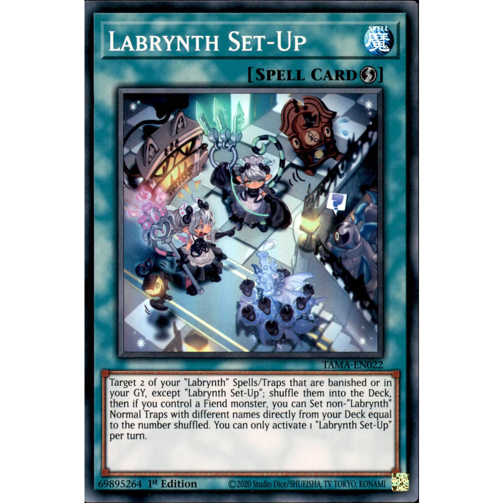Labrynth Set-Up TAMA-EN022 Yu-Gi-Oh! Card from the Tactical Masters Set