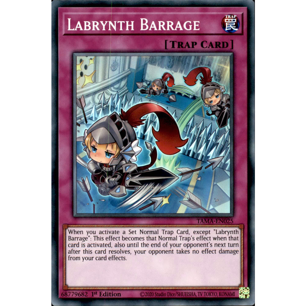 Labrynth Barrage TAMA-EN025 Yu-Gi-Oh! Card from the Tactical Masters Set