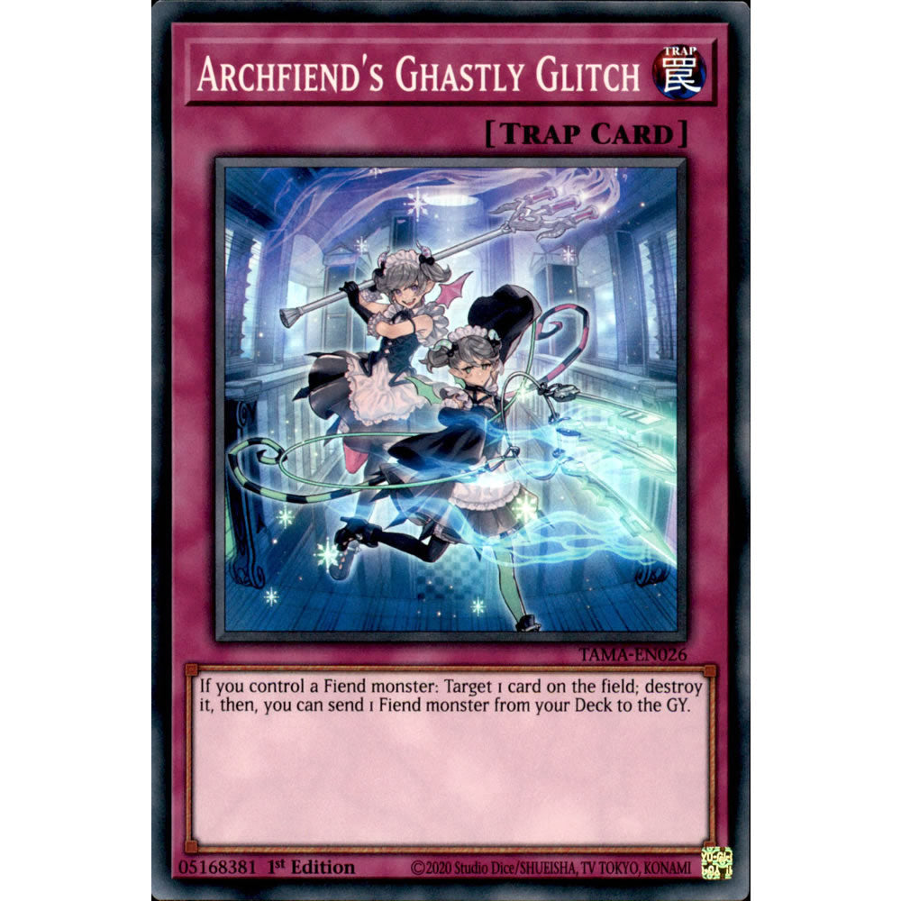 Archfiend's Ghastly Glitch TAMA-EN026 Yu-Gi-Oh! Card from the Tactical Masters Set