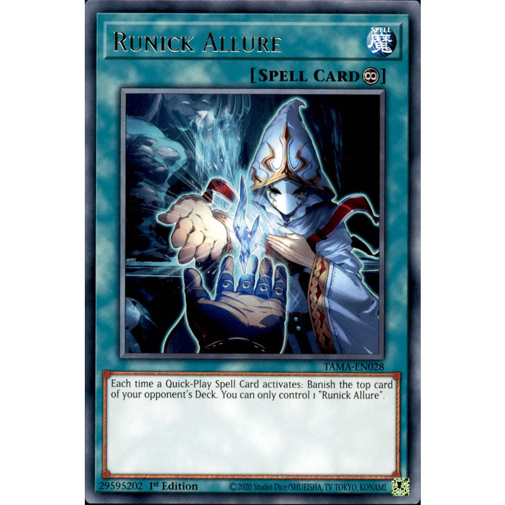Runick Allure TAMA-EN028 Yu-Gi-Oh! Card from the Tactical Masters Set