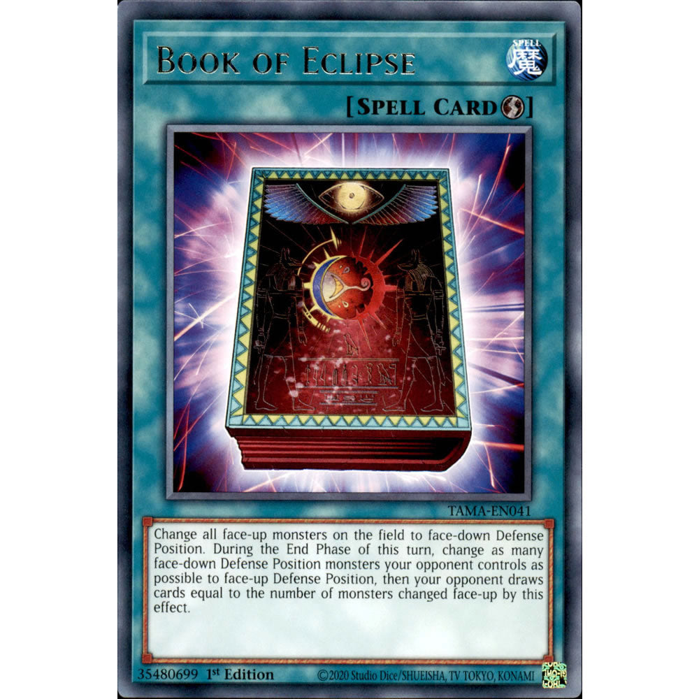 Book of Eclipse TAMA-EN041 Yu-Gi-Oh! Card from the Tactical Masters Set
