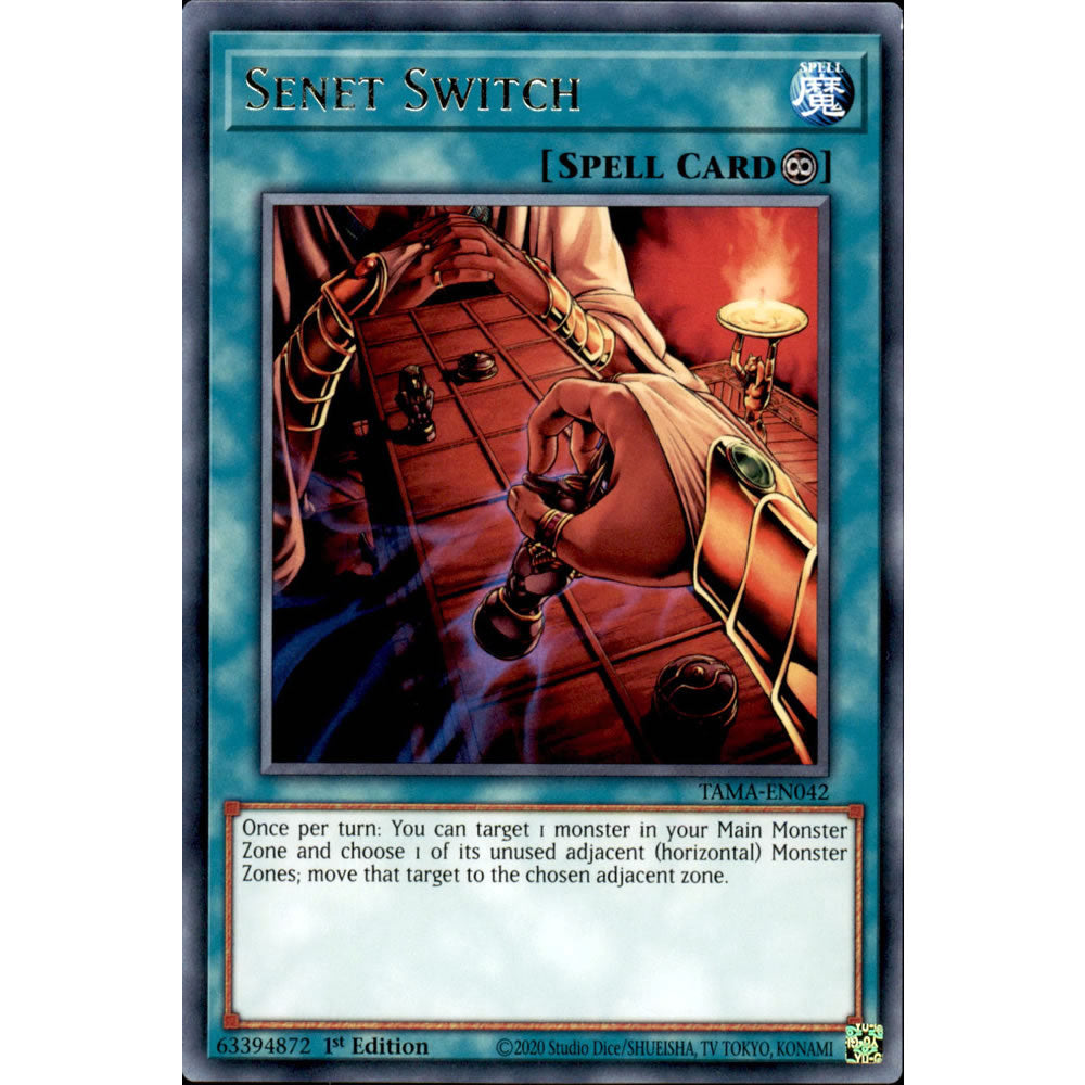 Senet Switch TAMA-EN042 Yu-Gi-Oh! Card from the Tactical Masters Set