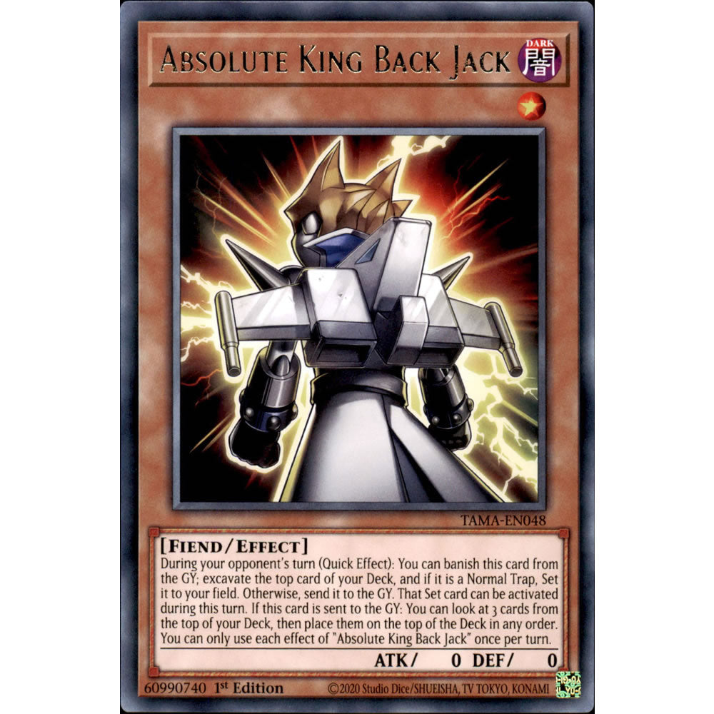 Absolute King Back Jack TAMA-EN048 Yu-Gi-Oh! Card from the Tactical Masters Set