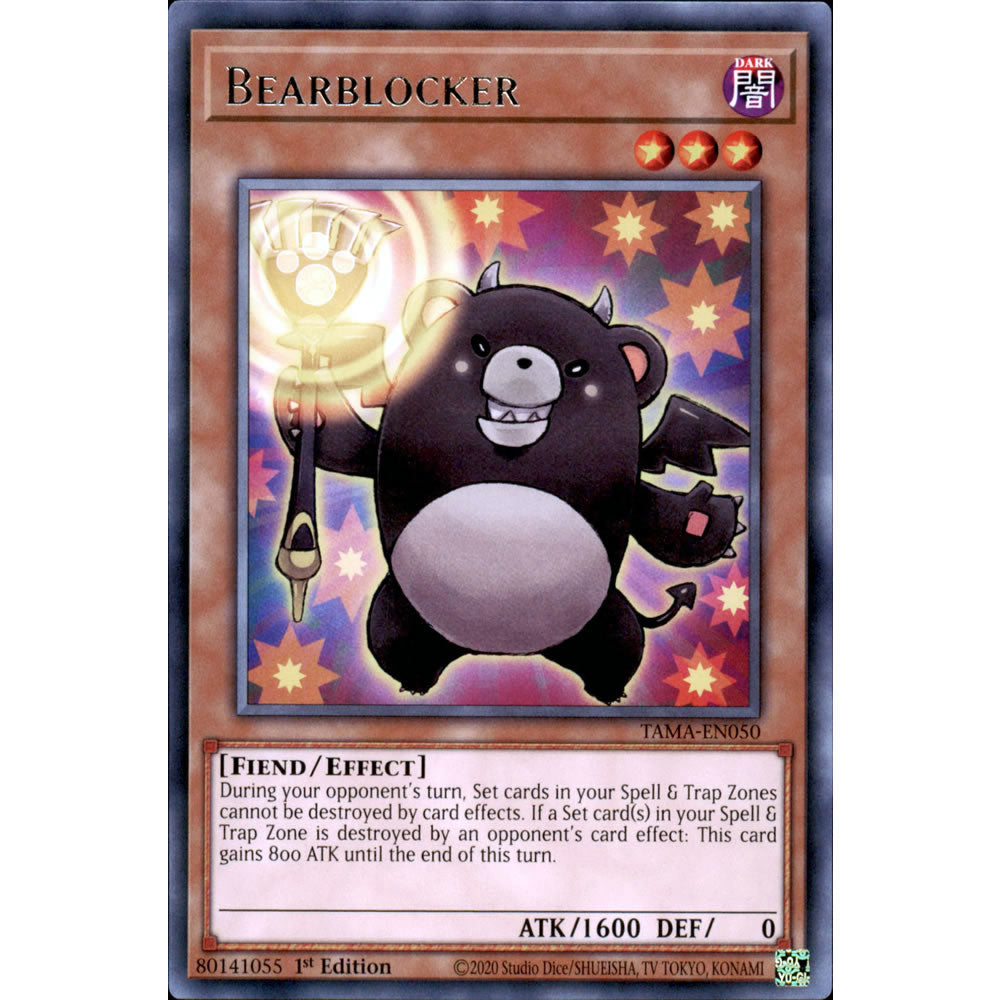 Bearblocker TAMA-EN050 Yu-Gi-Oh! Card from the Tactical Masters Set