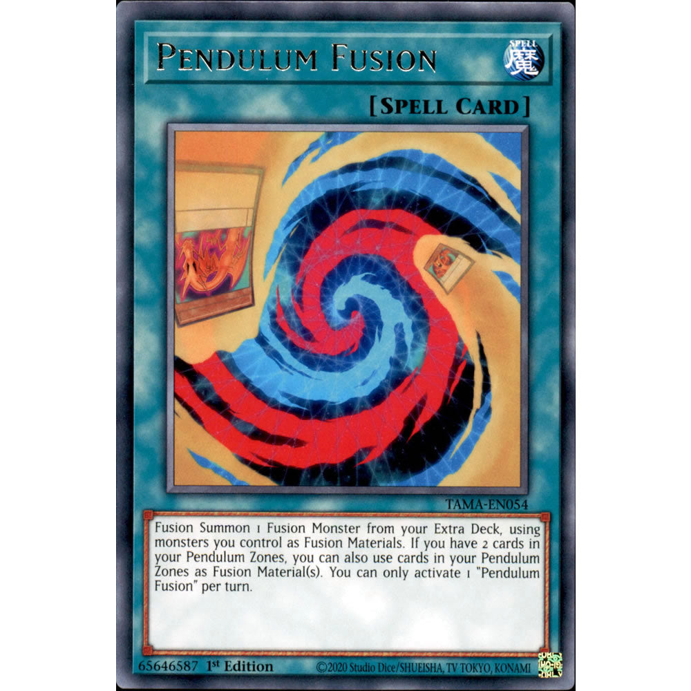 Pendulum Fusion TAMA-EN054 Yu-Gi-Oh! Card from the Tactical Masters Set