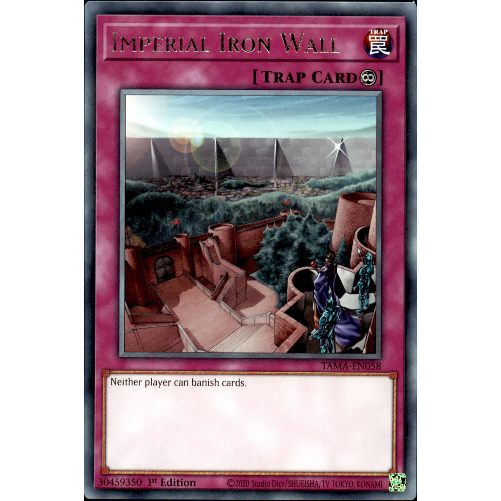 Imperial Iron Wall TAMA-EN058 Yu-Gi-Oh! Card from the Tactical Masters Set