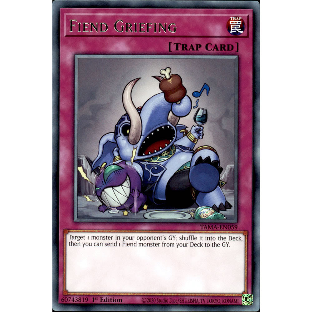 Fiend Griefing TAMA-EN059 Yu-Gi-Oh! Card from the Tactical Masters Set