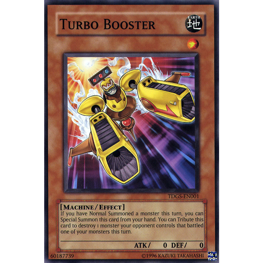 Turbo Booster TDGS-EN001 Yu-Gi-Oh! Card from the The Duelist Genesis Set