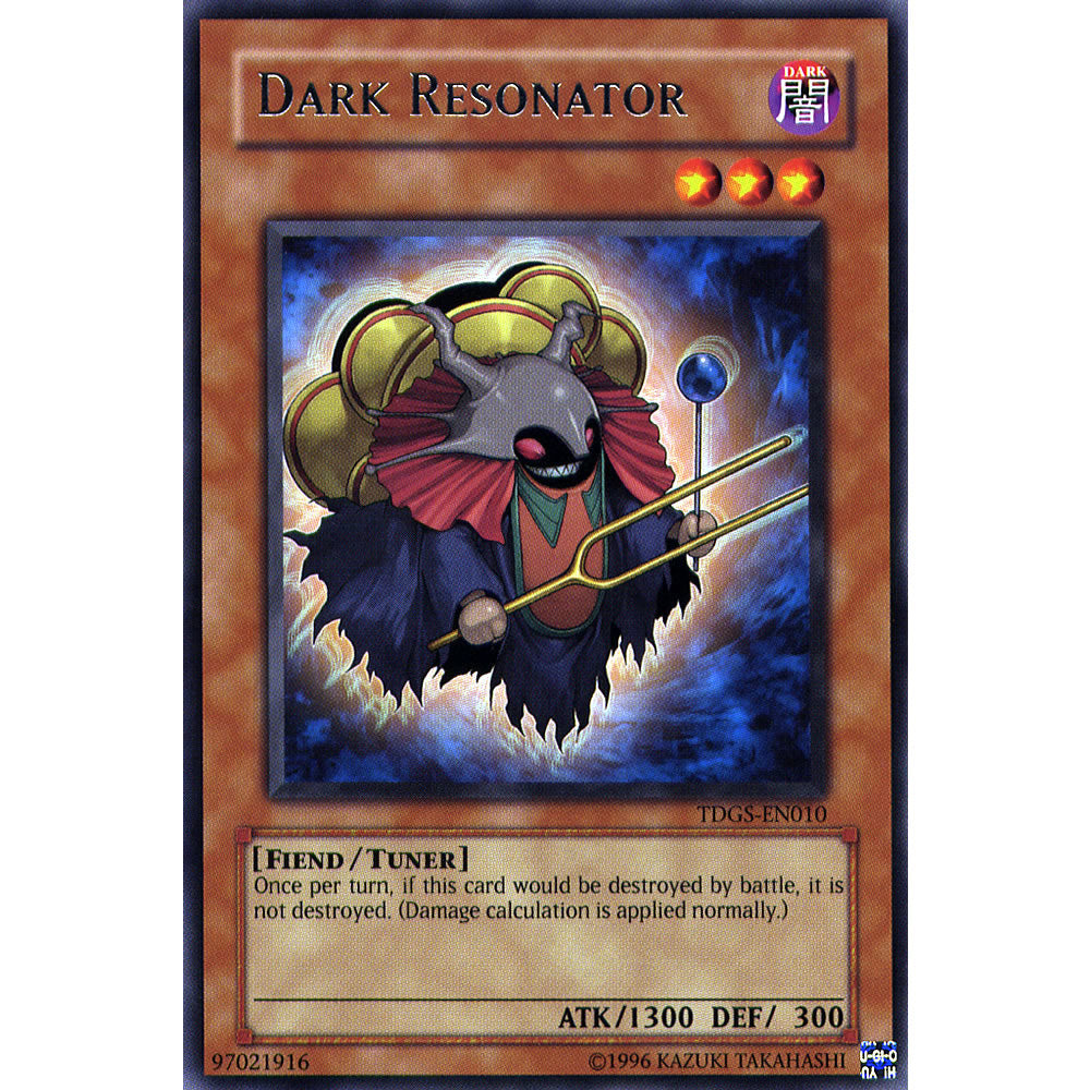 Dark Resonator TDGS-EN010 Yu-Gi-Oh! Card from the The Duelist Genesis Set