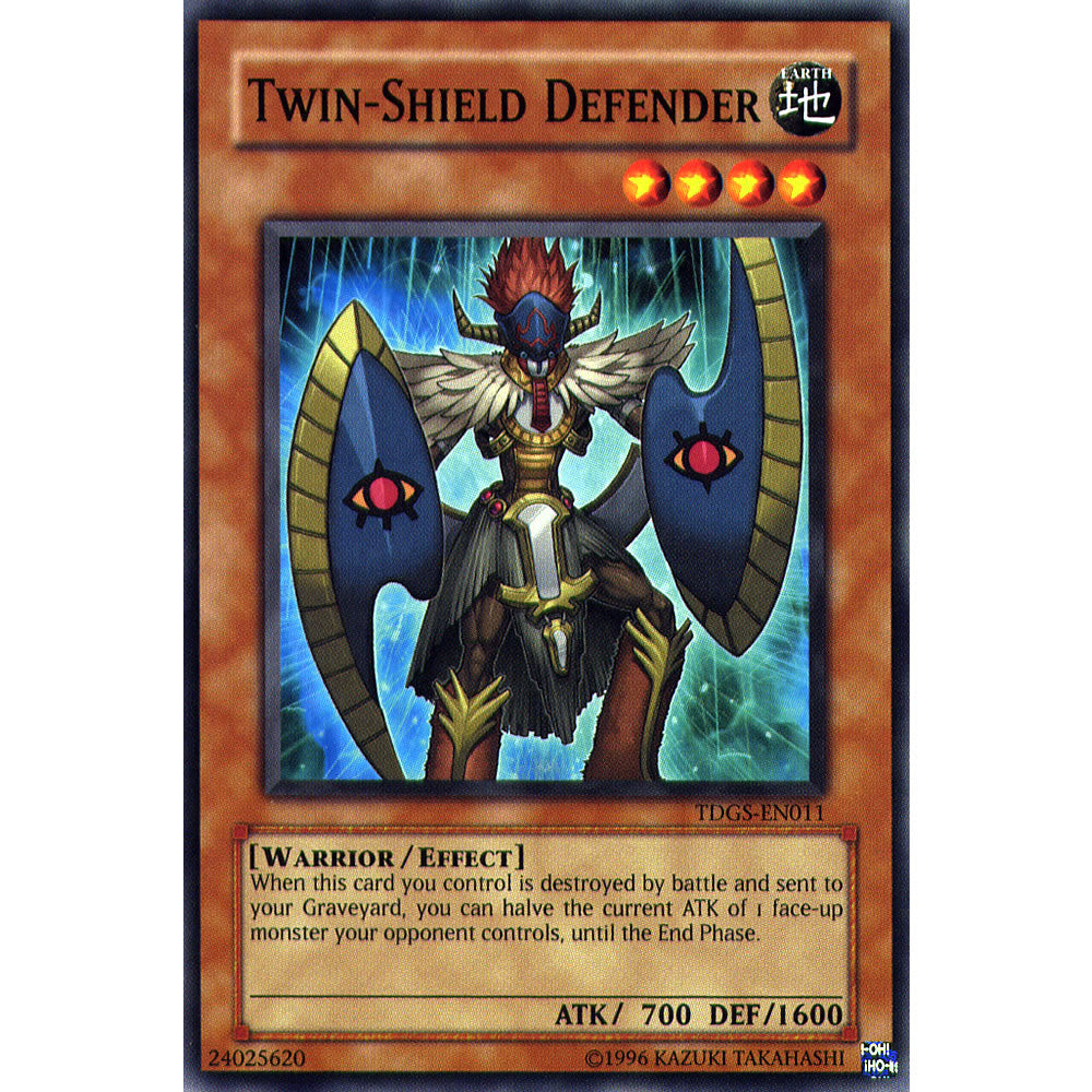Twin Shield Defender TDGS-EN011 Yu-Gi-Oh! Card from the The Duelist Genesis Set