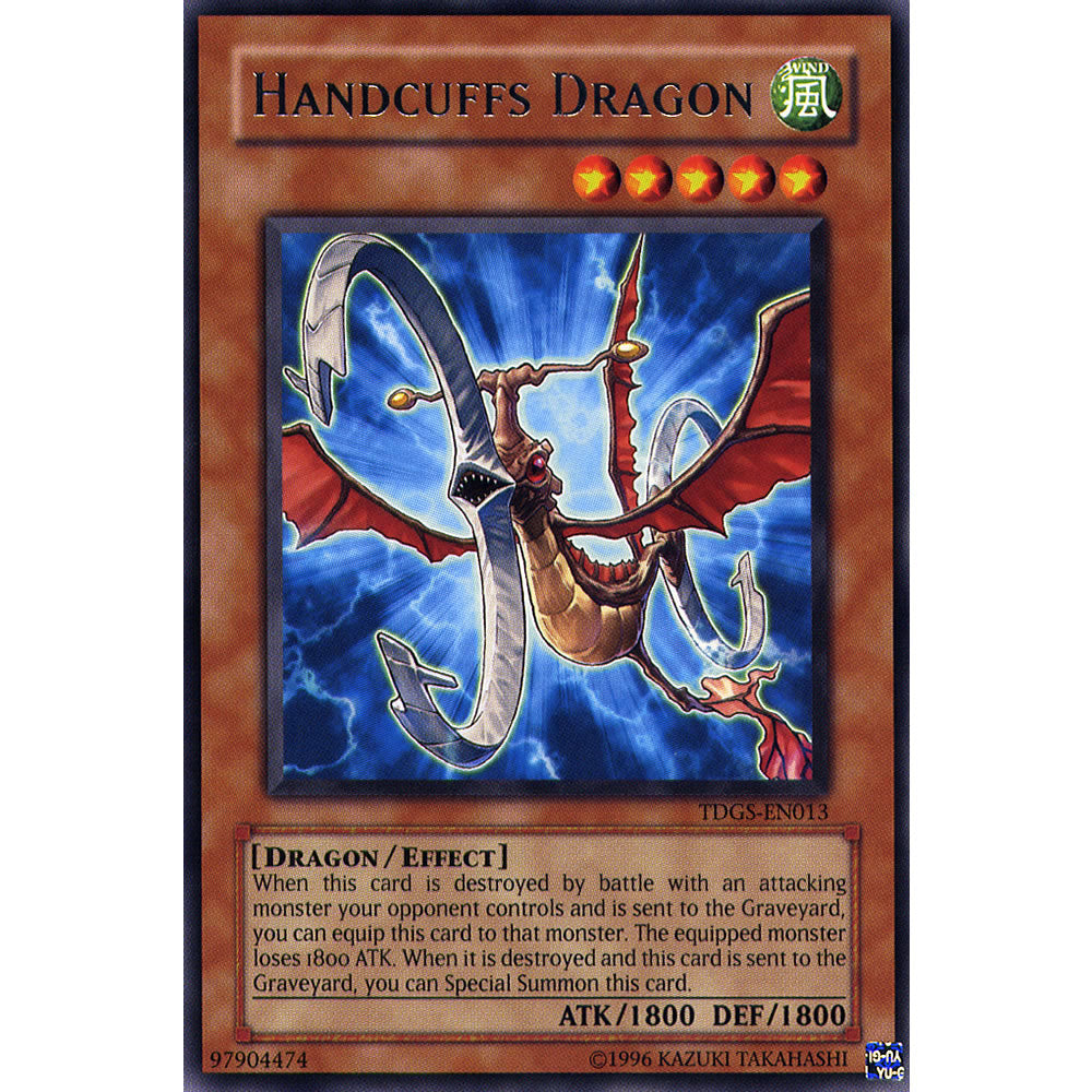 Handcuffs Dragon TDGS-EN013 Yu-Gi-Oh! Card from the The Duelist Genesis Set