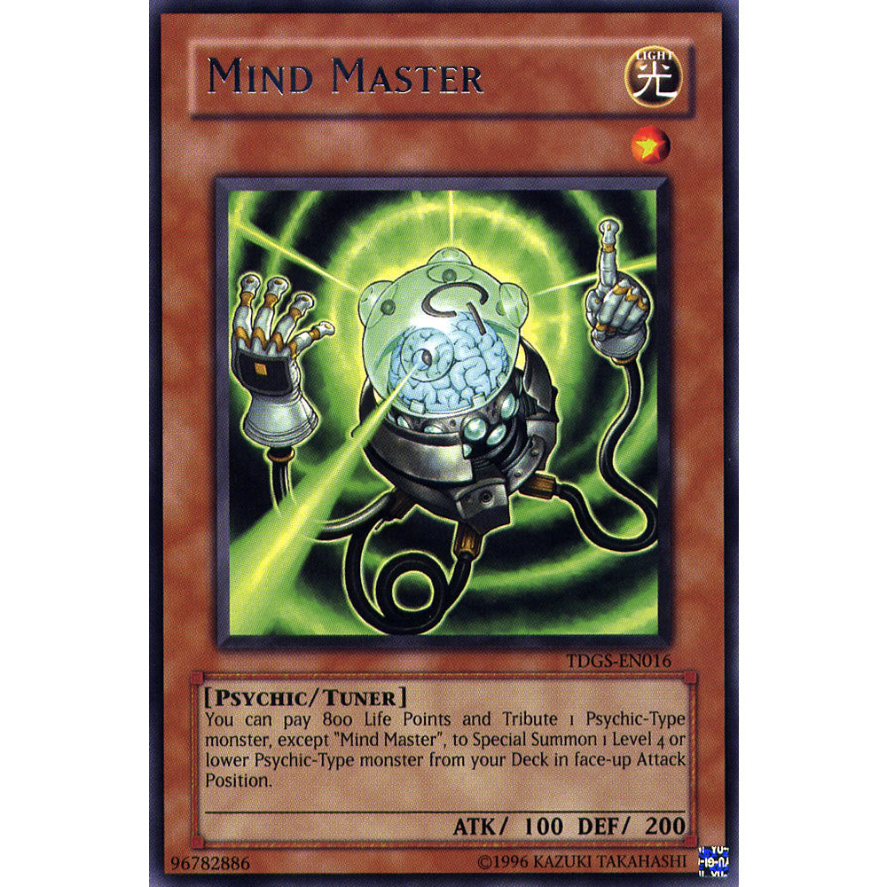 Mind Master TDGS-EN016 Yu-Gi-Oh! Card from the The Duelist Genesis Set