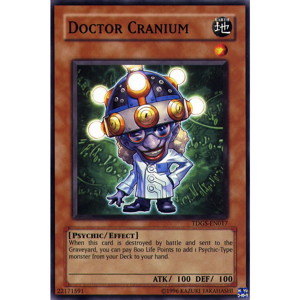 Doctor Cranium TDGS-EN017 Yu-Gi-Oh! Card from the The Duelist Genesis Set