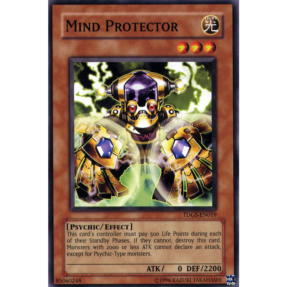 Mind Protector TDGS-EN019 Yu-Gi-Oh! Card from the The Duelist Genesis Set