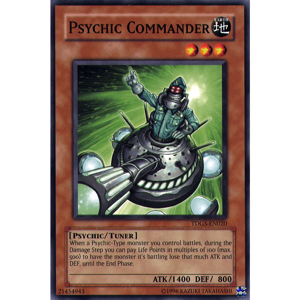 Psychic Commander TDGS-EN020 Yu-Gi-Oh! Card from the The Duelist Genesis Set