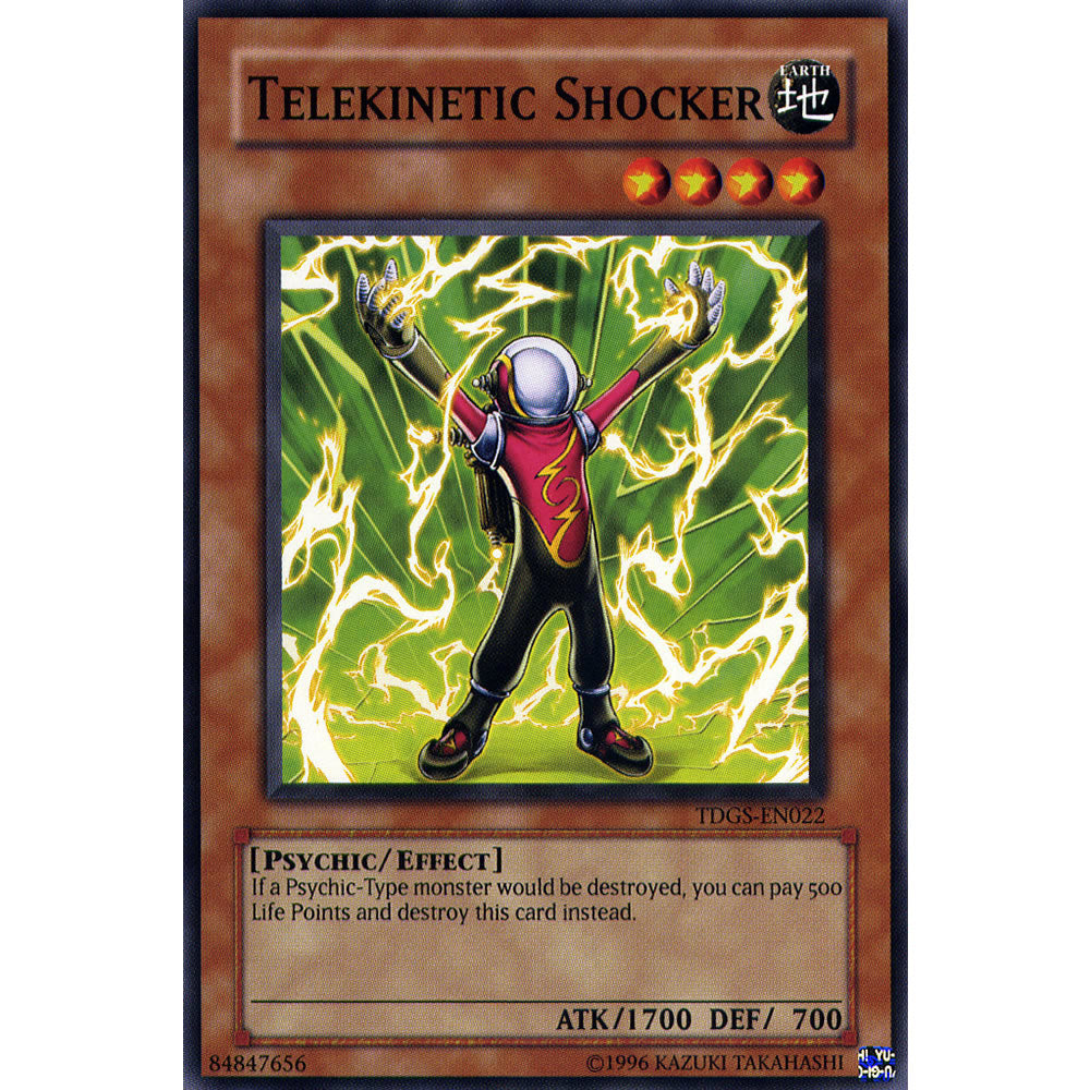 Telekinetic Shocker TDGS-EN022 Yu-Gi-Oh! Card from the The Duelist Genesis Set