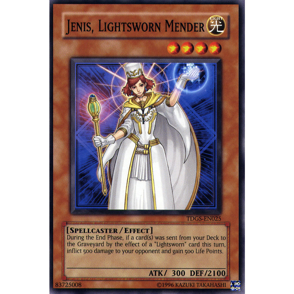 Jenis, Lightsworn Mender TDGS-EN025 Yu-Gi-Oh! Card from the The Duelist Genesis Set