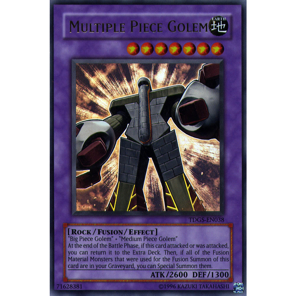 Multiple Piece Golem TDGS-EN038 Yu-Gi-Oh! Card from the The Duelist Genesis Set