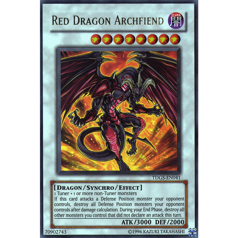 Red Dragon Archfiend TDGS-EN041 Yu-Gi-Oh! Card from the The Duelist Genesis Set