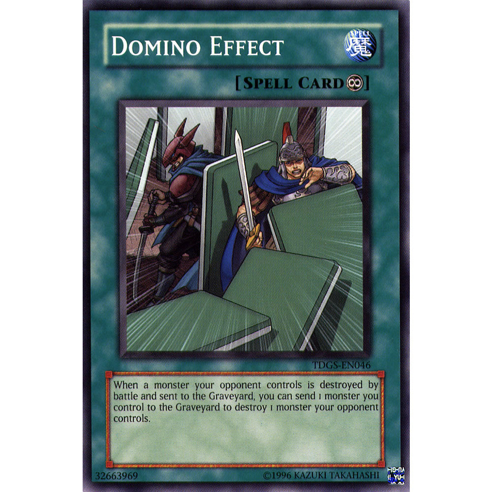 Domino Effect TDGS-EN046 Yu-Gi-Oh! Card from the The Duelist Genesis Set