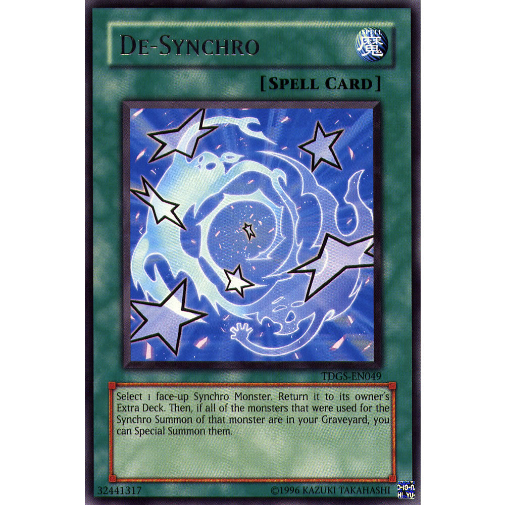 De-Synchro TDGS-EN049 Yu-Gi-Oh! Card from the The Duelist Genesis Set