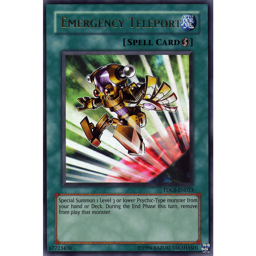 Emergency Teleport TDGS-EN053 Yu-Gi-Oh! Card from the The Duelist Genesis Set