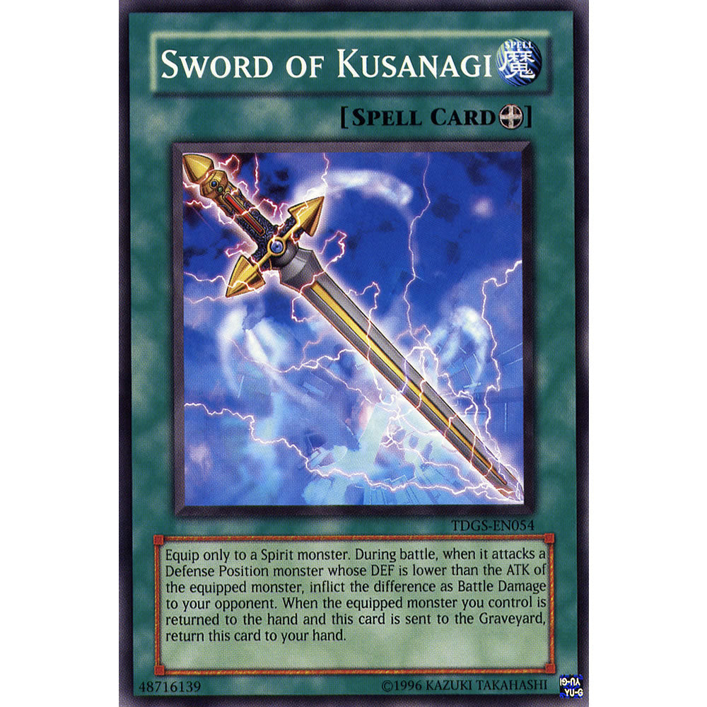 Sword of Kusanagi TDGS-EN054 Yu-Gi-Oh! Card from the The Duelist Genesis Set