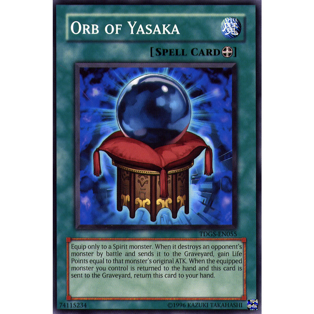 Orb of Yasaka TDGS-EN055 Yu-Gi-Oh! Card from the The Duelist Genesis Set
