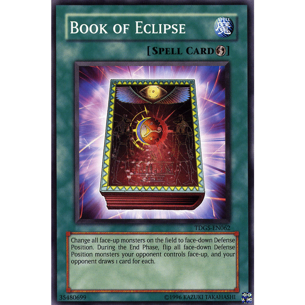 Book of Eclipse TDGS-EN062 Yu-Gi-Oh! Card from the The Duelist Genesis Set