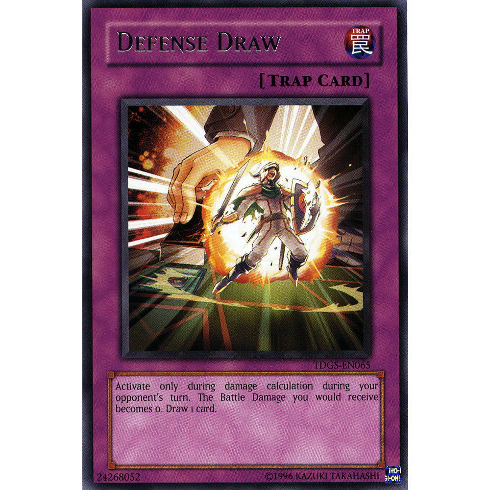 Defense Draw TDGS-EN065 Yu-Gi-Oh! Card from the The Duelist Genesis Set