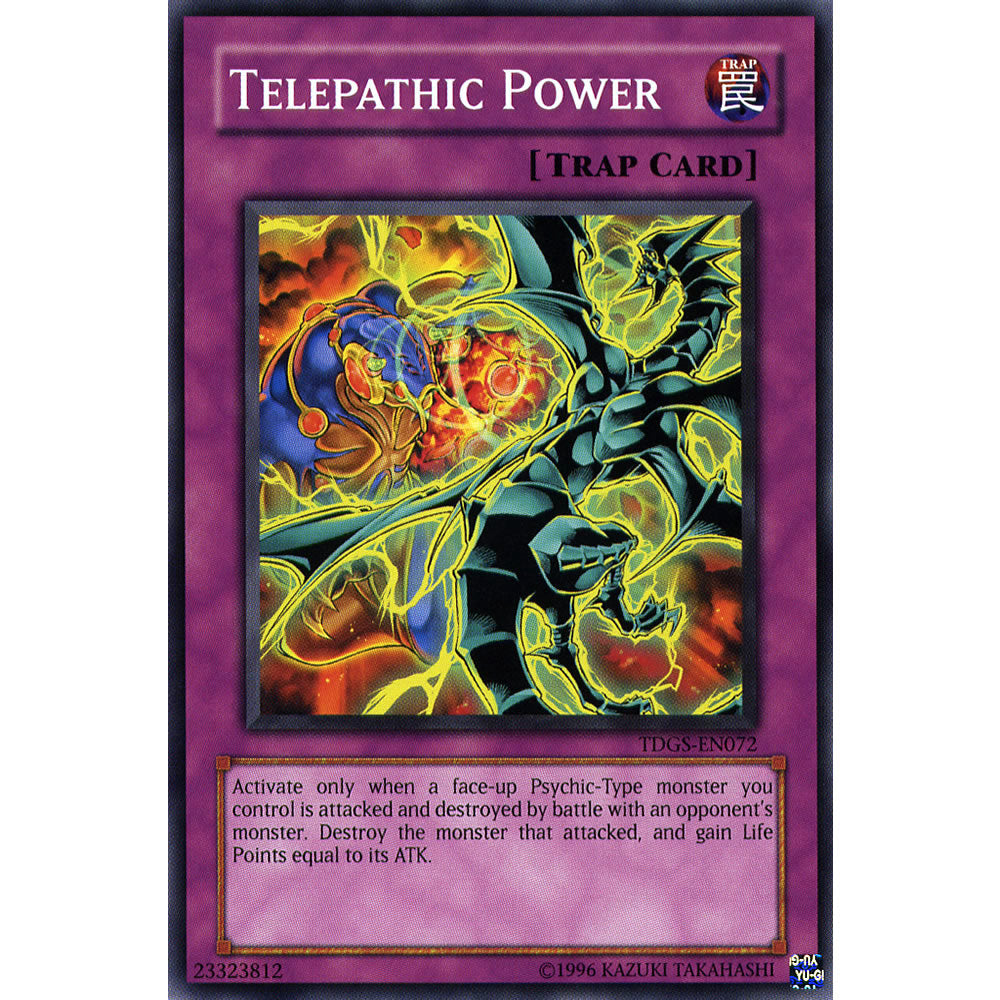 Telepathic Power TDGS-EN072 Yu-Gi-Oh! Card from the The Duelist Genesis Set