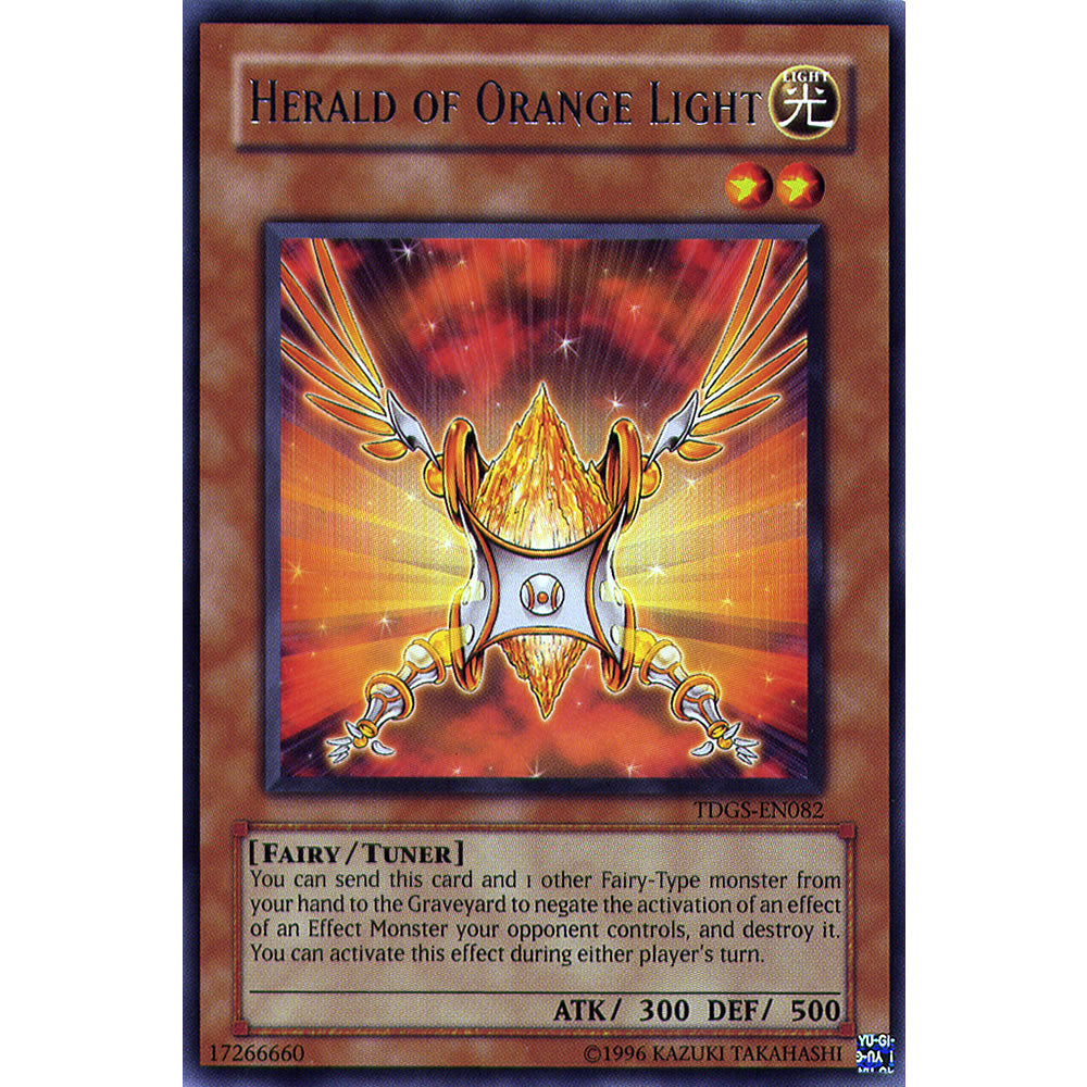 Herald of Orange Light TDGS-EN082 Yu-Gi-Oh! Card from the The Duelist Genesis Set