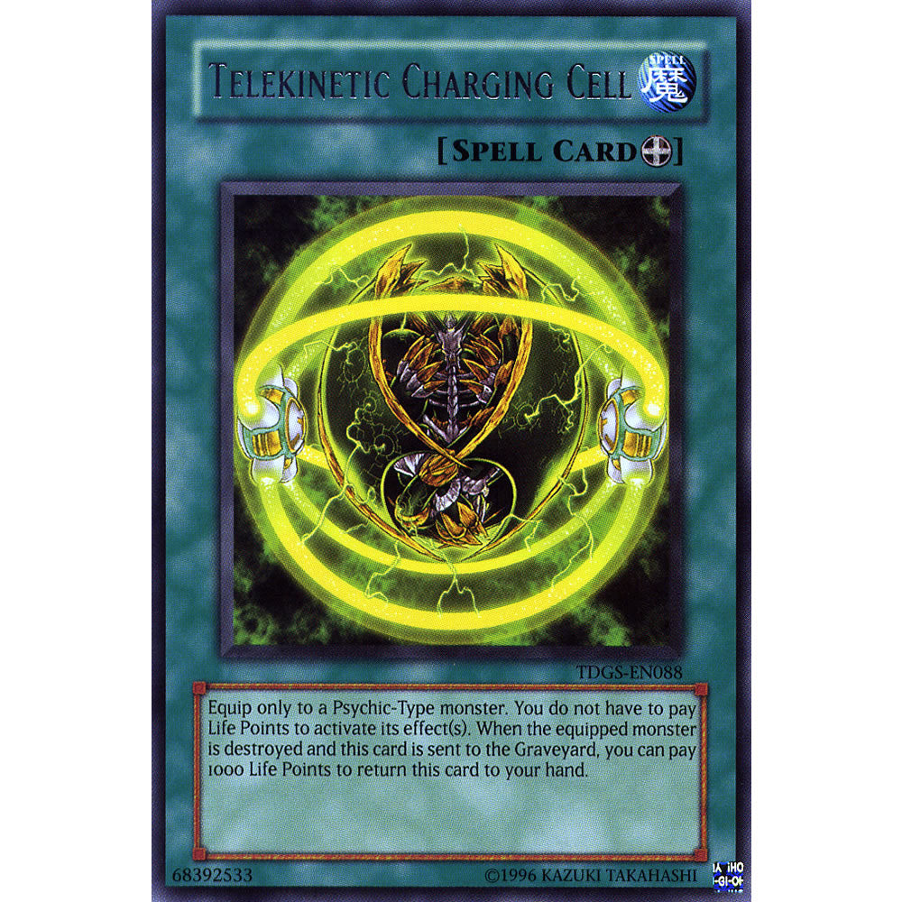 Telekinetic Charging Cell TDGS-EN088 Yu-Gi-Oh! Card from the The Duelist Genesis Set