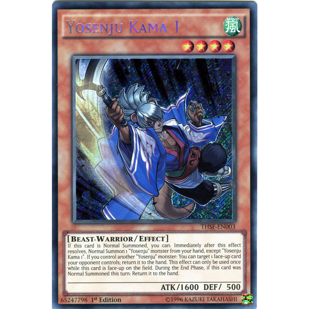 Yosenju Kama 1 THSF-EN003 Yu-Gi-Oh! Card from the The Secret Forces  Set