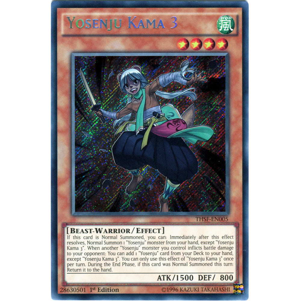 Yosenju Kama 3 THSF-EN005 Yu-Gi-Oh! Card from the The Secret Forces  Set