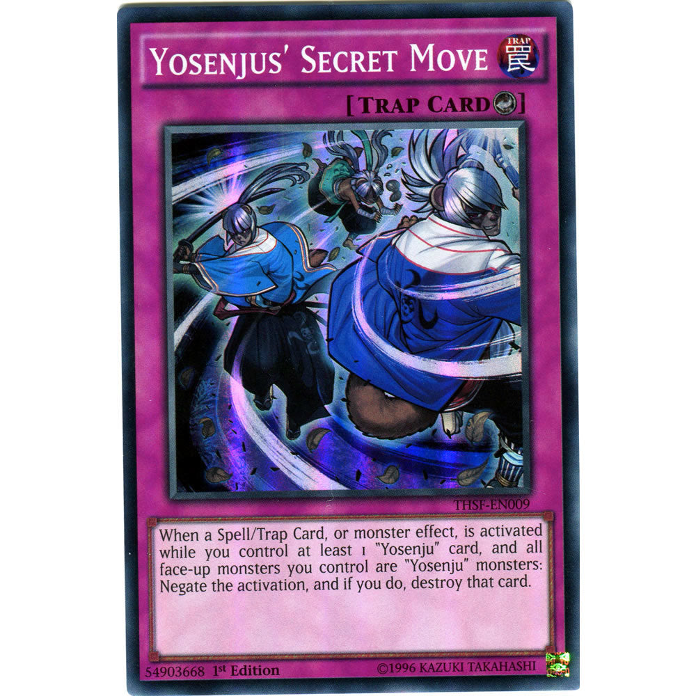 Yosenjus' Secret Move THSF-EN009 Yu-Gi-Oh! Card from the The Secret Forces  Set