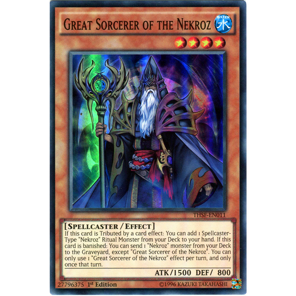 Great Sorcerer of the Nekroz THSF-EN011 Yu-Gi-Oh! Card from the The Secret Forces  Set