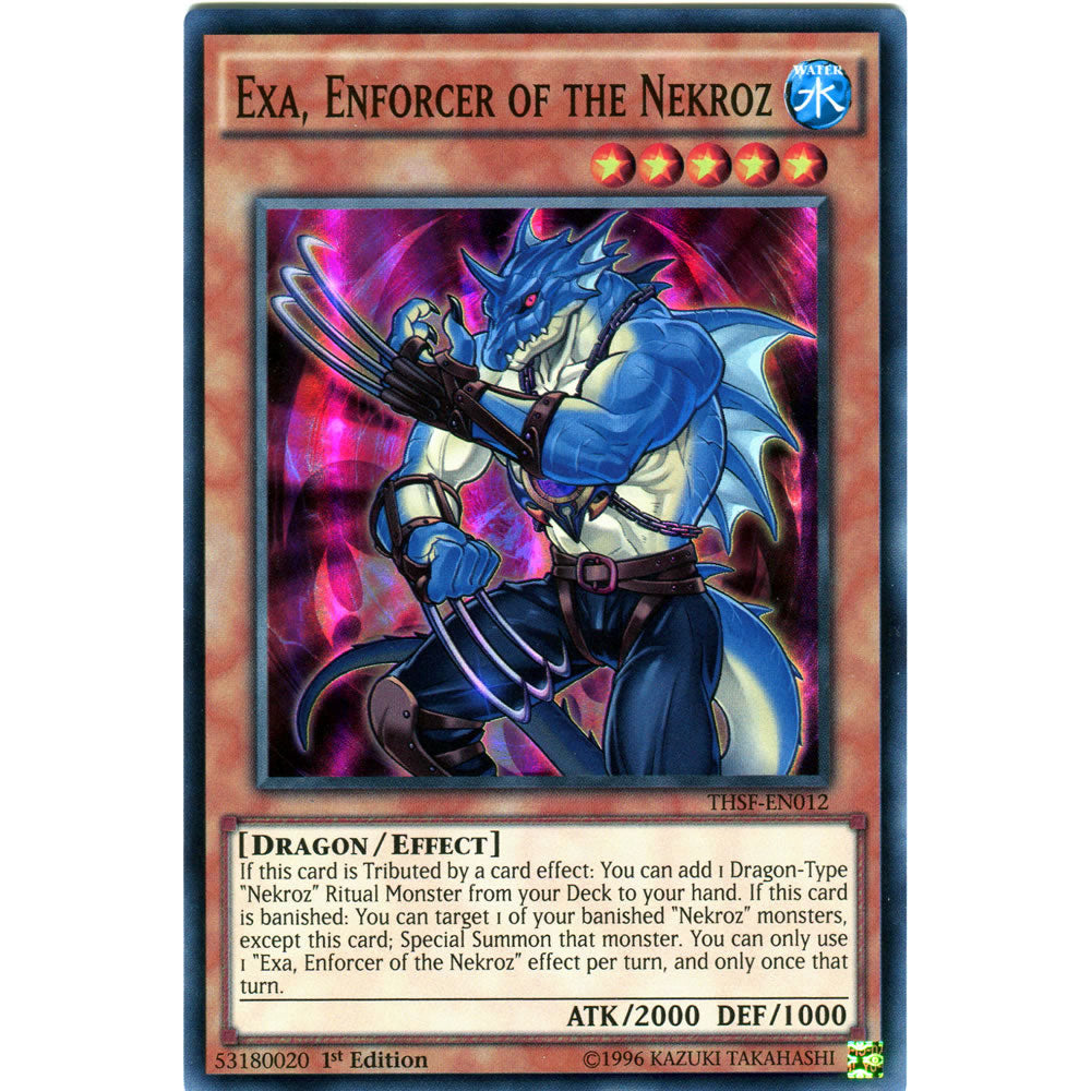 Exa, Enforcer of the Nekroz THSF-EN012 Yu-Gi-Oh! Card from the The Secret Forces  Set