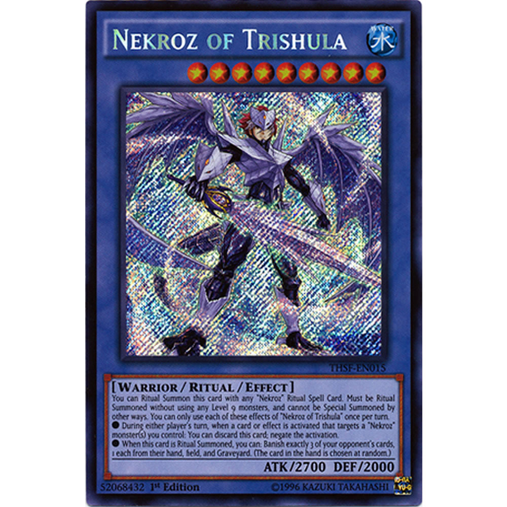 Nekroz of Trishula THSF-EN015 Yu-Gi-Oh! Card from the The Secret Forces  Set