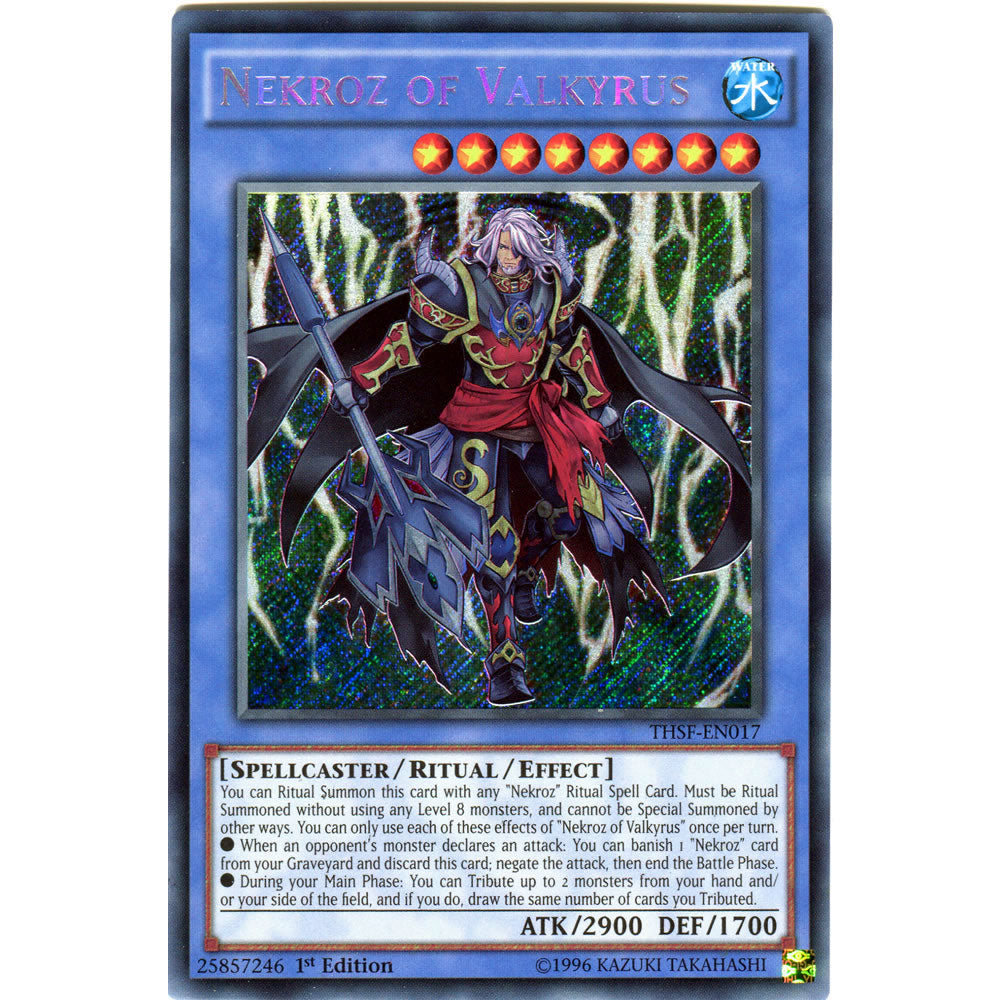 Nekroz of Valkyrus THSF-EN017 Yu-Gi-Oh! Card from the The Secret Forces  Set