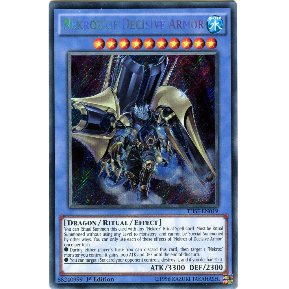 Nekroz of Decisive Armor THSF-EN019 Yu-Gi-Oh! Card from the The Secret Forces  Set