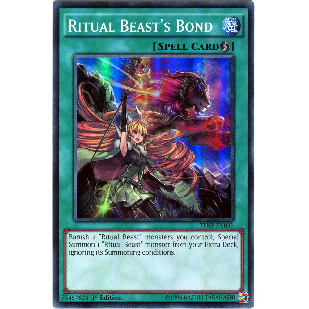 Ritual Beast's Bond THSF-EN031 Yu-Gi-Oh! Card from the The Secret Forces  Set